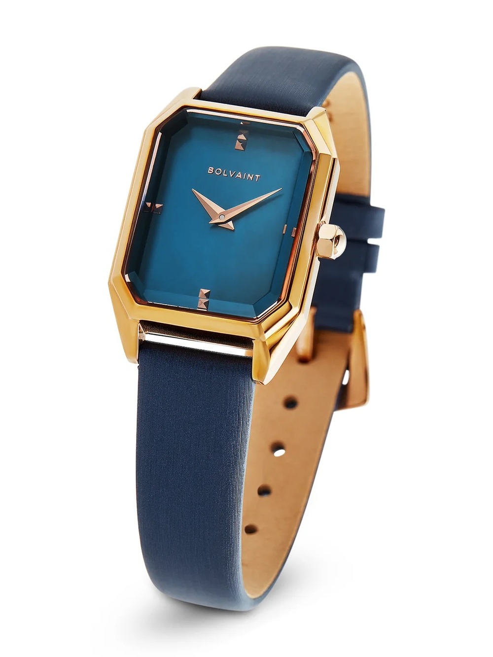 Bolvaint The Artemis Mother-of-Pearl Ladies Watch, Rose Gold and Midnight Navy